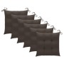 Sillas Batavia 6 unidades madera maciza de teca con cojines von , Gartenstühle - Ref: Foro24-3073345, Preis: 759,98 €, Rabatt: %