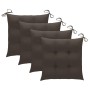 Sillas Batavia 4 unidades madera maciza de teca con cojines de , Sillas de jardín - Ref: Foro24-3073318, Precio: 501,02 €, De...