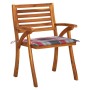 Sillas de jardín 8 uds madera maciza de teca con cojines von , Gartenstühle - Ref: Foro24-3075214, Preis: 757,76 €, Rabatt: %