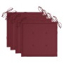 Sillas comedor de jardín y cojines 4 uds madera maciza acacia von , Gartenstühle - Ref: Foro24-3078329, Preis: 304,58 €, Raba...