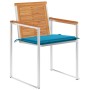 Sillas de jardín y cojines 8 unidades madera maciza de acacia by , Garden chairs - Ref: Foro24-3078528, Price: 900,20 €, Disc...