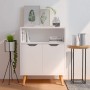 Weißes Sideboard aus Holzwerkstoff, 60 x 30 x 72 cm von vidaXL, Sideboards - Ref: Foro24-326822, Preis: 85,26 €, Rabatt: %