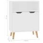 White engineered wood sideboard 60x30x72 cm by vidaXL, Sideboards - Ref: Foro24-326822, Price: 83,83 €, Discount: %
