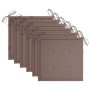 Sillas de jardín y cojines 6 unidades madera maciza de acacia by , Garden chairs - Ref: Foro24-3078589, Price: 817,96 €, Disc...