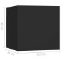 Set de muebles de salón TV 8 piezas madera ingeniería negro by , TV Furniture - Ref: Foro24-3078797, Price: 344,56 €, Discoun...