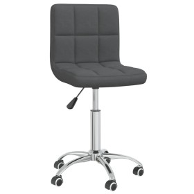 Silla de comedor giratoria tela gris oscuro de , Sillas de comedor - Ref: Foro24-3087532, Precio: 84,06 €, Descuento: %