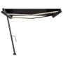 Toldo retráctil manual con luz LED gris antracita 450x300 cm von , Markisen - Ref: Foro24-3069764, Preis: 540,02 €, Rabatt: %