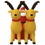 Papá Noel y renos de Navidad inflables con LED 130 cm by , Christmas lights - Ref: Foro24-345330, Price: 100,16 €, Discount: %