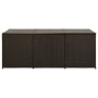 Caja de almacenaje jardín ratán sintético marrón 180x90x70 cm von , Aufbewahrungsboxen für den Außenbereich - Ref: Foro24-464...