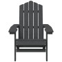 Silla de jardín Adirondack HDPE gris antracita de , Sillas de jardín - Ref: Foro24-318638, Precio: 187,03 €, Descuento: %