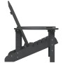 Silla de jardín Adirondack HDPE gris antracita de , Sillas de jardín - Ref: Foro24-318638, Precio: 187,03 €, Descuento: %