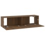 Mueble pared TV madera contrachapada roble marrón 120x30x30 cm von , TV-Möbel - Ref: Foro24-815101, Preis: 83,15 €, Rabatt: %