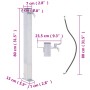 Fuente de agua para jardín acero inoxidable cuadrada 80 cm von , Bewässerungssysteme - Ref: Foro24-364498, Preis: 44,09 €, Ra...