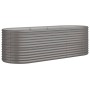 Jardinera arriate acero recubrimiento polvo gris 224x80x68 cm von , Töpfe und Pflanzgefäße - Ref: Foro24-318954, Preis: 92,14...