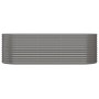 Jardinera arriate acero recubrimiento polvo gris 224x80x68 cm von , Töpfe und Pflanzgefäße - Ref: Foro24-318954, Preis: 92,14...