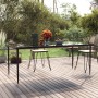 Mesa comedor jardín acero y vidrio templado negro 200x100x74 cm von , Gartentische - Ref: Foro24-319280, Preis: 247,52 €, Rab...