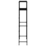 Estantería 2 niveles sobre lavadora hierro negro 69x28x143 cm by , Towel racks - Ref: Foro24-343131, Price: 27,83 €, Discount: %