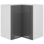 Armario colgante esquina “Lyon” gris brillo von , Küchenschränke - Ref: Foro24-806397, Preis: 80,27 €, Rabatt: %