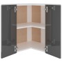 Armario colgante esquina “Lyon” gris brillo von , Küchenschränke - Ref: Foro24-806397, Preis: 80,27 €, Rabatt: %