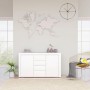 Aparador de madera contrachapada blanco 120x36x69 cm de , Aparadores - Ref: Foro24-801841, Precio: 139,00 €, Descuento: %