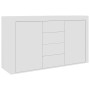 Aparador de madera contrachapada blanco 120x36x69 cm de , Aparadores - Ref: Foro24-801841, Precio: 139,00 €, Descuento: %
