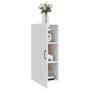 Armario colgante madera de ingeniería blanco brillo 35x34x90 cm by , Lockers and storage cabinets - Ref: Foro24-812480, Price...