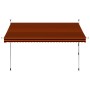 Toldo manual retráctil naranja y marrón 300 cm von , Markisen - Ref: Foro24-145838, Preis: 86,60 €, Rabatt: %