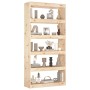Estantería/divisor de espacios madera de pino 80x30x167,4 cm by , Bookcases and shelves - Ref: Foro24-808198, Price: 112,54 €...