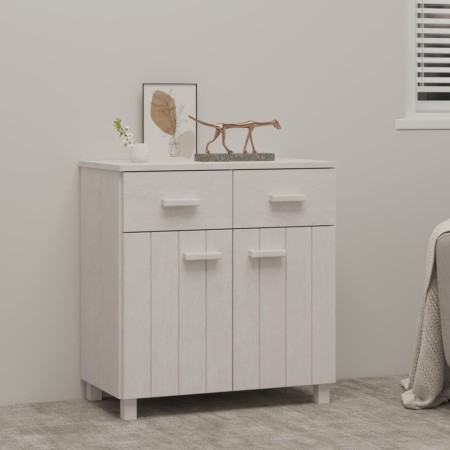 Aparador HAMAR madera maciza de pino blanca 79x40x80 cm de , Aparadores - Ref: Foro24-340437, Precio: 109,35 €, Descuento: %