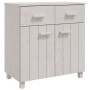 Aparador HAMAR madera maciza de pino blanca 79x40x80 cm de , Aparadores - Ref: Foro24-340437, Precio: 109,35 €, Descuento: %
