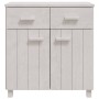 Aparador HAMAR madera maciza de pino blanca 79x40x80 cm de , Aparadores - Ref: Foro24-340437, Precio: 109,35 €, Descuento: %