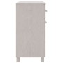 Aparador HAMAR madera maciza de pino blanca 79x40x80 cm de , Aparadores - Ref: Foro24-340437, Precio: 109,35 €, Descuento: %