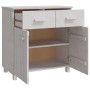 Aparador HAMAR madera maciza de pino blanca 79x40x80 cm de , Aparadores - Ref: Foro24-340437, Precio: 109,35 €, Descuento: %
