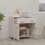 Aparador HAMAR madera maciza de pino blanca 79x40x80 cm de , Aparadores - Ref: Foro24-340437, Precio: 109,35 €, Descuento: %