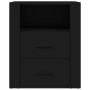 Mesita de noche madera contrachapada negro 50x36x60 cm de , Mesitas de noche - Ref: Foro24-816729, Precio: 77,65 €, Descuento: %