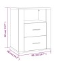 Mesita de noche madera contrachapada negro 50x36x60 cm de , Mesitas de noche - Ref: Foro24-816729, Precio: 77,65 €, Descuento: %