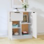 Aparador de madera contrachapada blanco 60x30x70 cm by , Sideboards - Ref: Foro24-811106, Price: 83,95 €, Discount: %