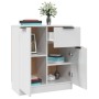 Aparador de madera contrachapada blanco 60x30x70 cm by , Sideboards - Ref: Foro24-811106, Price: 83,95 €, Discount: %