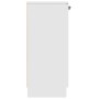 Aparador de madera contrachapada blanco 60x30x70 cm by , Sideboards - Ref: Foro24-811106, Price: 83,95 €, Discount: %