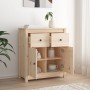 Aparador de madera maciza de pino 70x35x80 cm by , Sideboards - Ref: Foro24-813749, Price: 105,98 €, Discount: %
