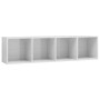 Estantería/mueble de TV blanco brillo 143x30x36 cm by , Shelves and shelves - Ref: Foro24-800267, Price: 75,63 €, Discount: %