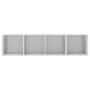 Estantería/mueble de TV blanco brillo 143x30x36 cm by , Shelves and shelves - Ref: Foro24-800267, Price: 75,63 €, Discount: %