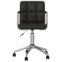 Silla de comedor giratoria cuero sintético negro by , dining chairs - Ref: Foro24-3088186, Price: 101,43 €, Discount: %