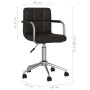 Silla de comedor giratoria cuero sintético negro by , dining chairs - Ref: Foro24-3088186, Price: 101,43 €, Discount: %