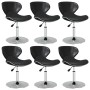 Sillas de comedor 6 unidades cuero sintético negro von , Essstühle - Ref: Foro24-3088586, Preis: 297,12 €, Rabatt: %