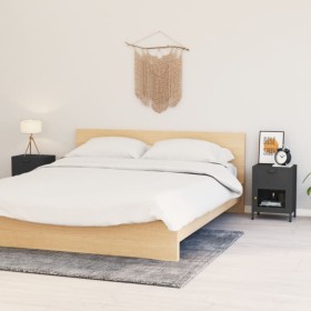 Mesitas de noche 2 uds acero y cristal antracita 40x30x54,5 cm by , Nightstands - Ref: Foro24-3095204, Price: 185,96 €, Disco...