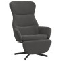 Sillón de relax con reposapiés terciopelo gris oscuro von , Sessel - Ref: Foro24-3097496, Preis: 119,58 €, Rabatt: %
