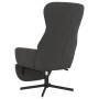 Sillón de relax con reposapiés terciopelo gris oscuro de , Sillones - Ref: Foro24-3097496, Precio: 121,24 €