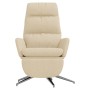 Sillón de relax con reposapiés tela color crema von , Sessel - Ref: Foro24-3097526, Preis: 130,17 €, Rabatt: %