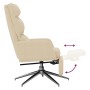 Sillón de relax con reposapiés tela color crema von , Sessel - Ref: Foro24-3097526, Preis: 130,17 €, Rabatt: %